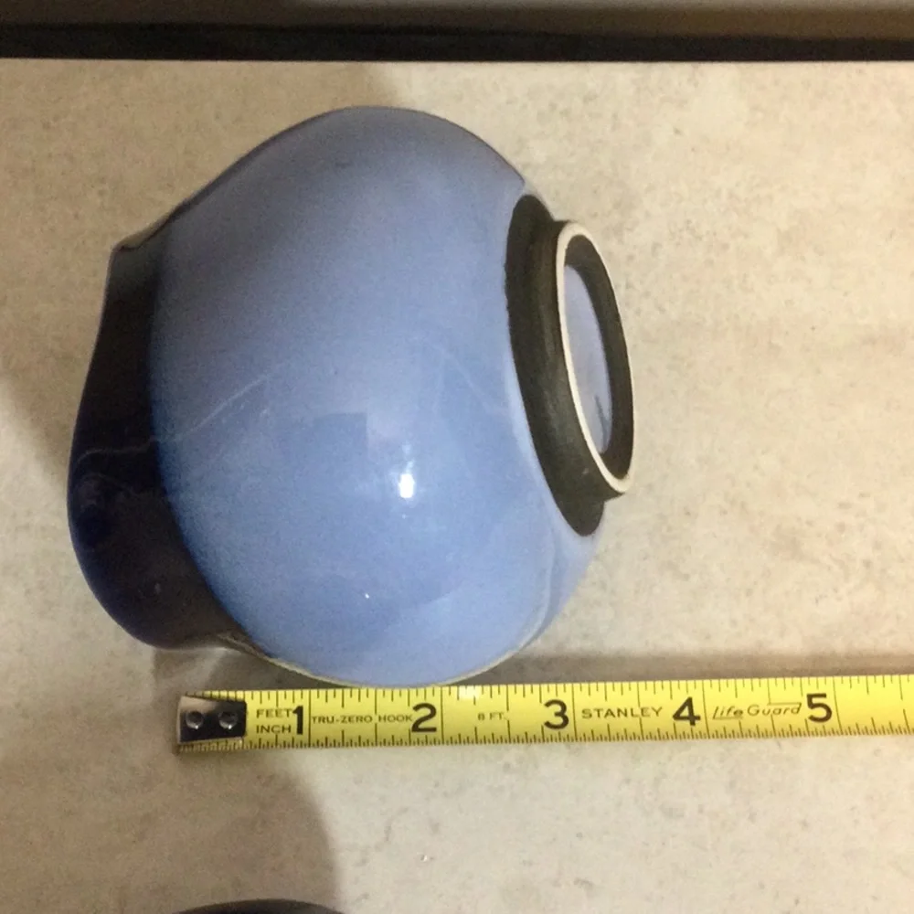 NWT Sango Nova Blue Ceramic Sugar Jar